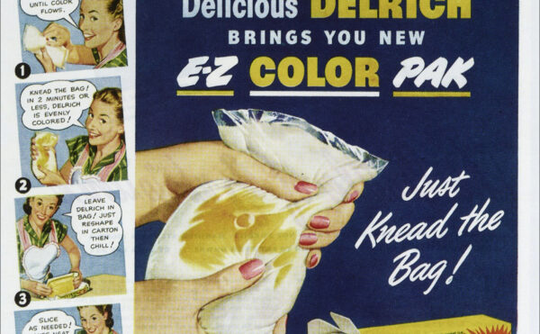 1947 Ladies Home Journal ad for margarine