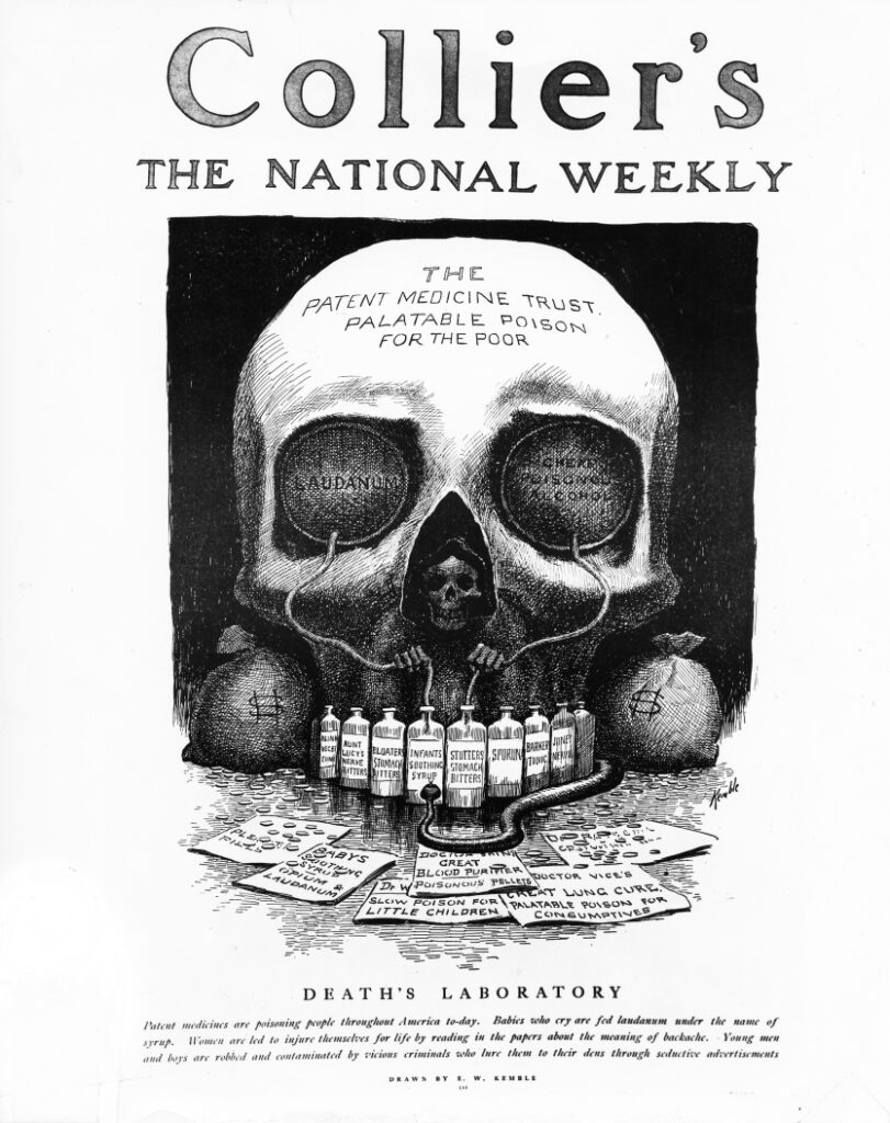poster of a skull