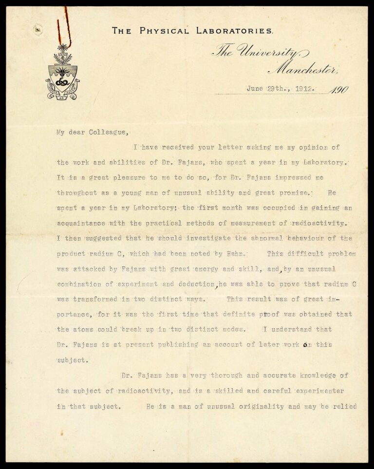 Ernest Rutherford Cursive Ernest Rutherford | Science History Institute