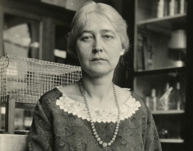 Undated photograph of biochemist Maud Leonora Menten.