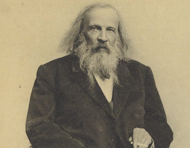 Portrait of Dmitri Mendeleev, ca. 1900.