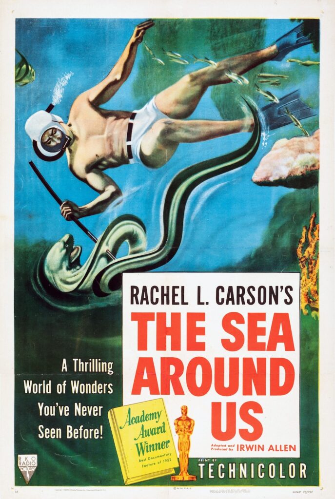 The Sea Around Us poster, 1953