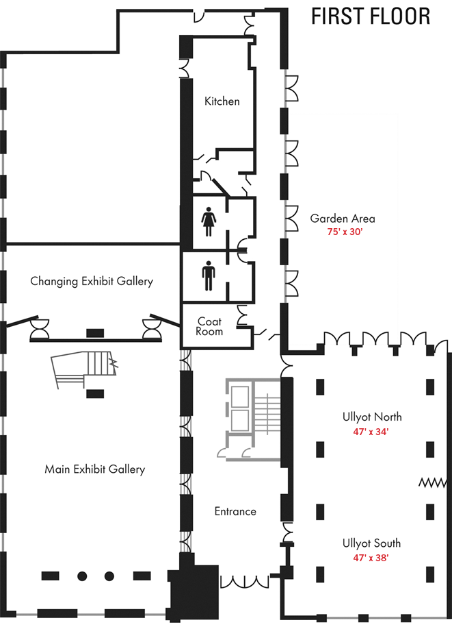 Conference Center Floor Plan, Ground Floor