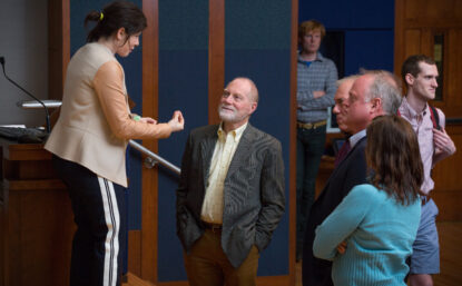 Nadia Berenstein during her Fellow in Focus lecture.