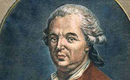 Detail of Franz Anton Mesmer portrait