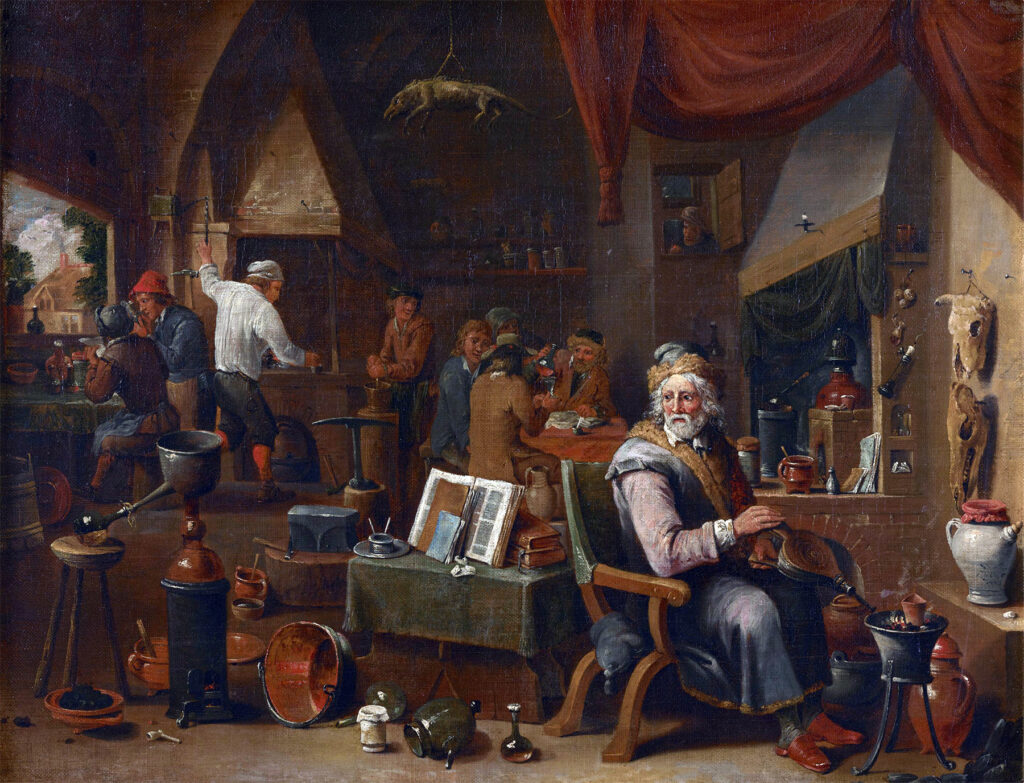 Painting: An Alchemist’s Laboratory