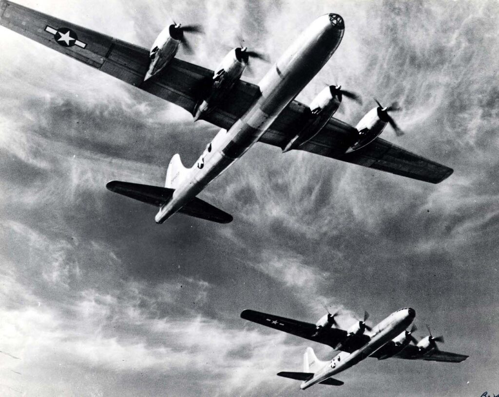 Boeing B-29 Superfortress heavy bombers