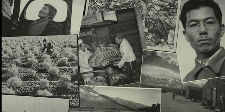 Photos from Manzanar camp by Ansel Adams 1943
