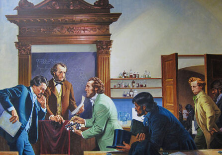 August Kekule, Catalyst of the Chemical Revolution. Jerry Allison, oil on canvas, ca. 1981.
