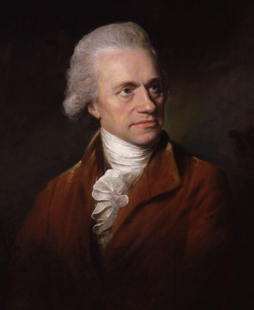 Portrait of astronomer William Herschel (1738–1822) by Lemuel Francis Abbott, 1785.