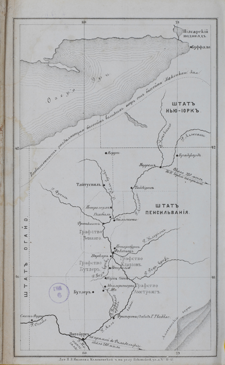 A map of western Pennsylvania