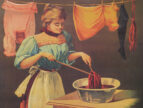 Color advertisement for dyes