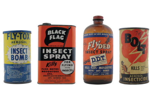 A sampling of DDT containers from the Science History Institute’s collection.