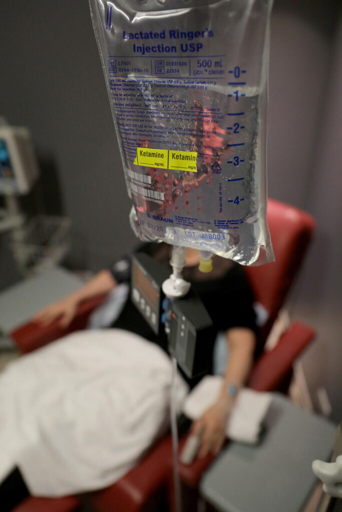 Photo of an IV infusion bag