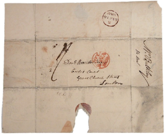 Photograph of envelope