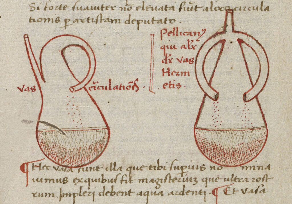 Manuscript with simple illustrations