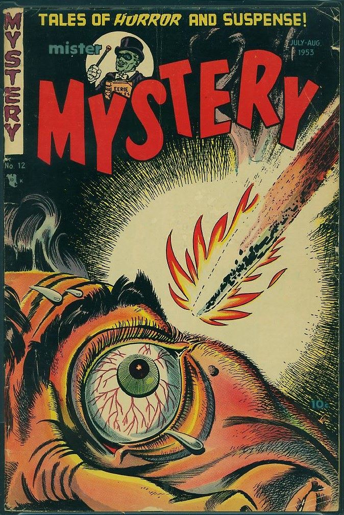 Cover of horror comic book