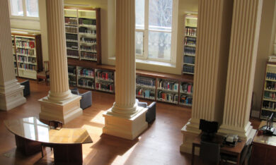 View inside the Jacobs Reading Room