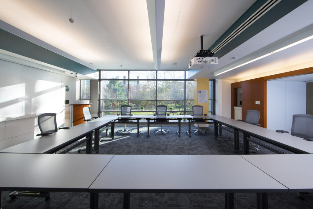 Otto Rohm and Otto Haas Conference Room facing Chestnut Street