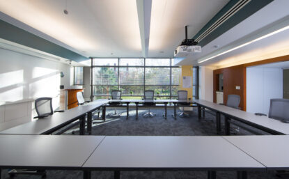 Otto Rohm and Otto Haas Conference Room facing Chestnut Street