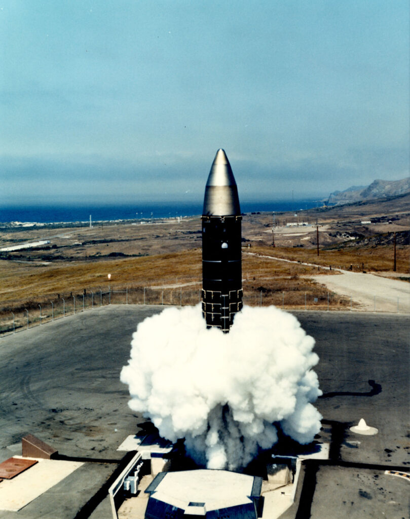 Peacekeeper intercontinental ballistic missile