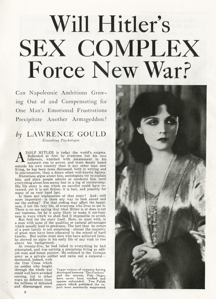 Page from an old magazine