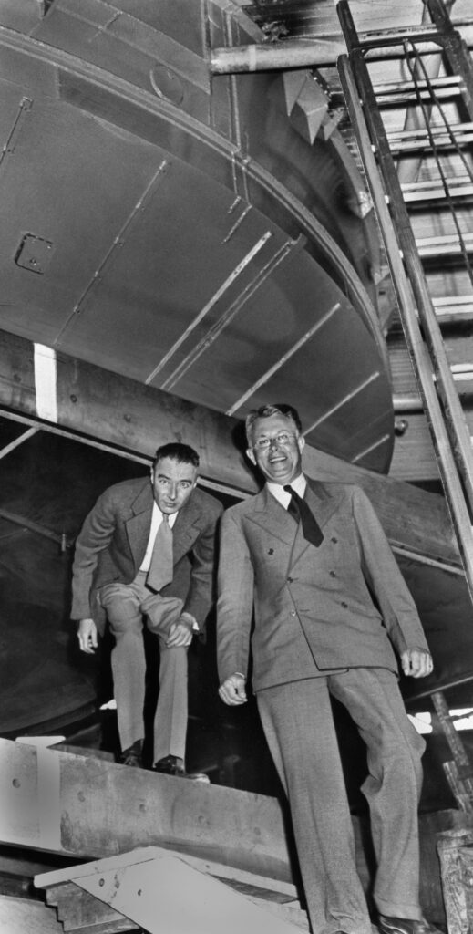 Oppenheimer and Lawrence, 1946