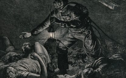 illustration of man wearing safety equipment