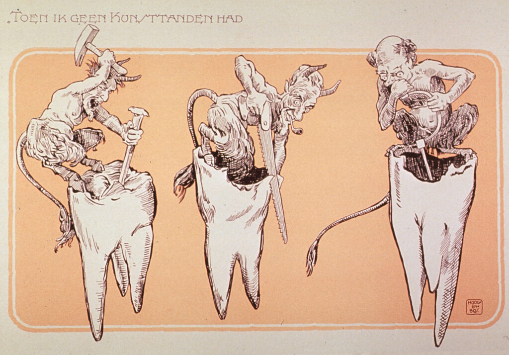 Dutch caricature of tooth decay