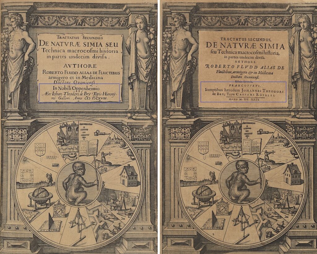 side-by-side of sectional title pages for Tractactus Secundus