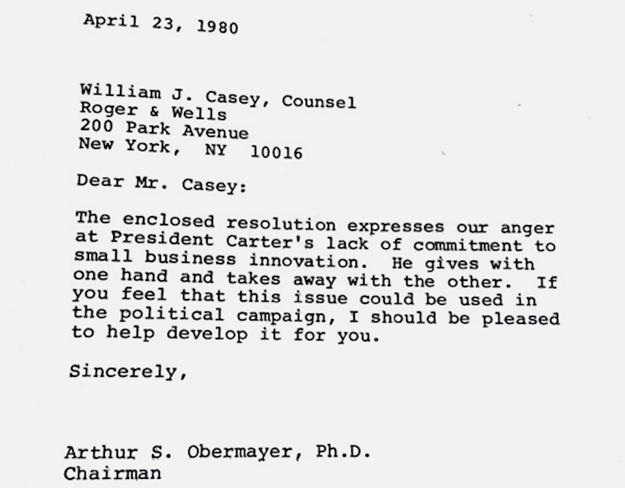 typewritten letter
