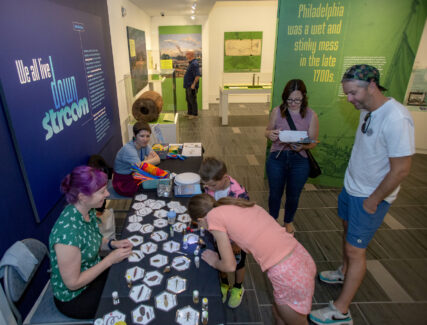 museum visitors