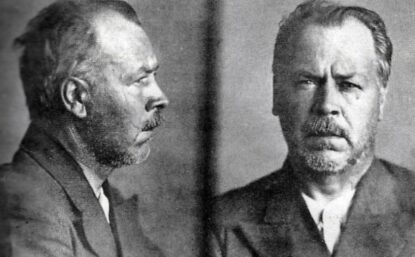 Mugshot of Nikolai Vavilov imprisoned.