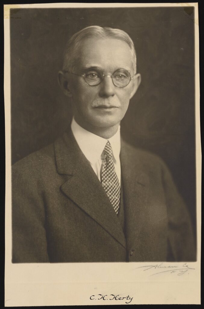 Portrait of Charles Holmes Herty, ca. 1920.