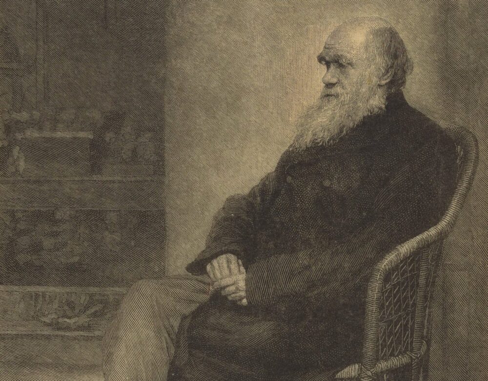 portrait of Charles Darwin