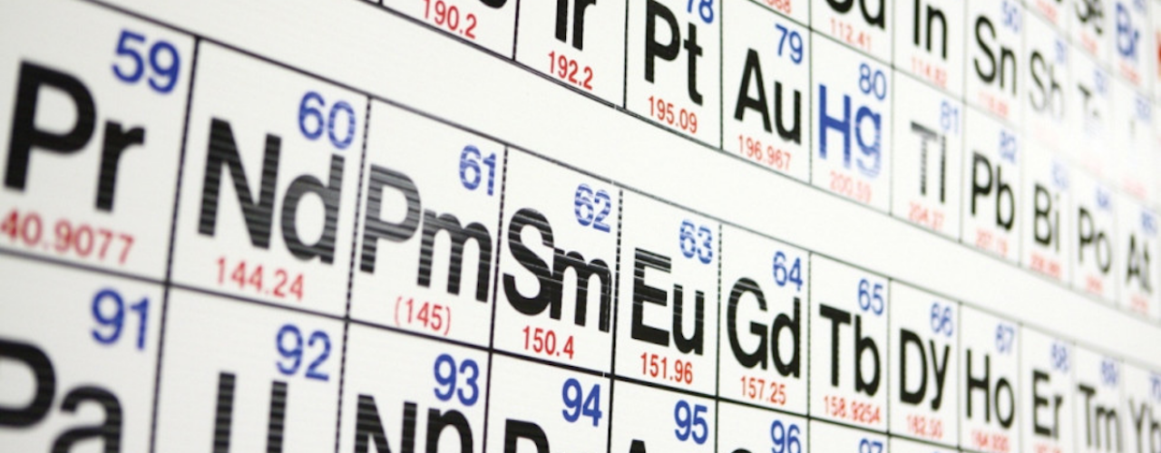 rare earth elements on the periodic table