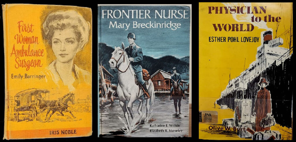 covers of books on women scientists