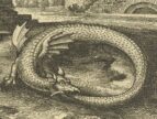 illustration of a dragon eating its own tail