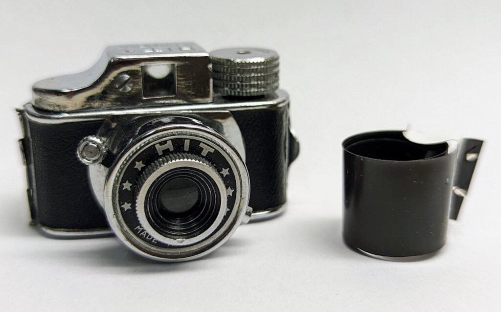 The Hit camera and its unusual 17-millimeter film.