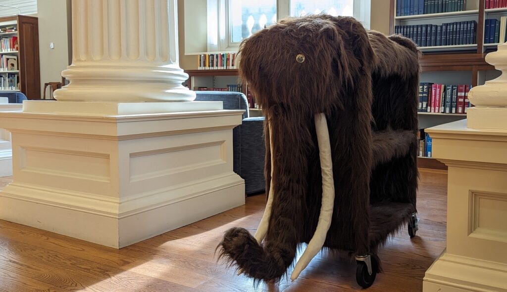 woolly mammoth book cart