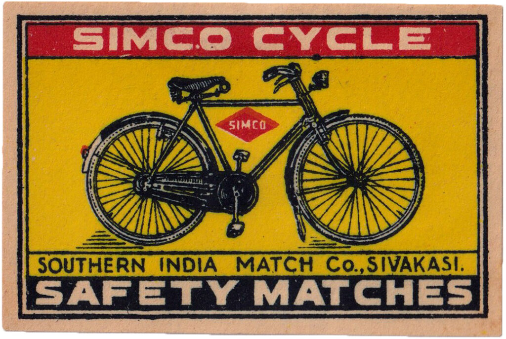 color illustration of a bicycle