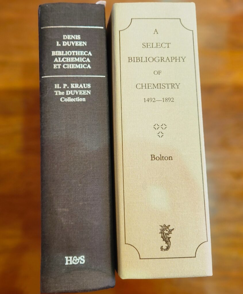 old book spines