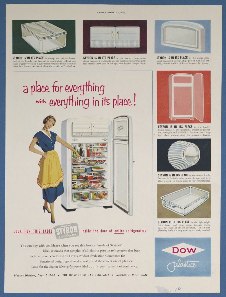 Dow ad for plastics from the 1950s