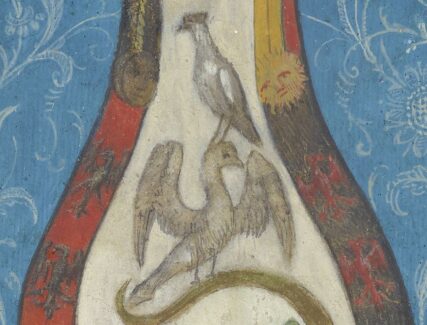 detail of alchemy painting