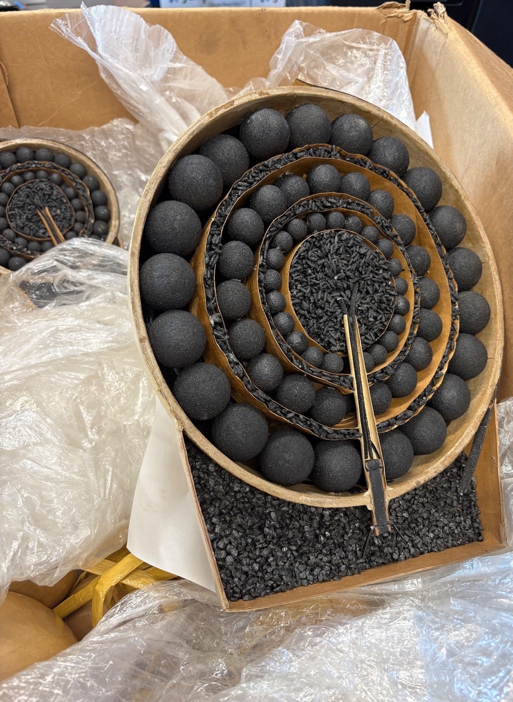 Inside of a firework