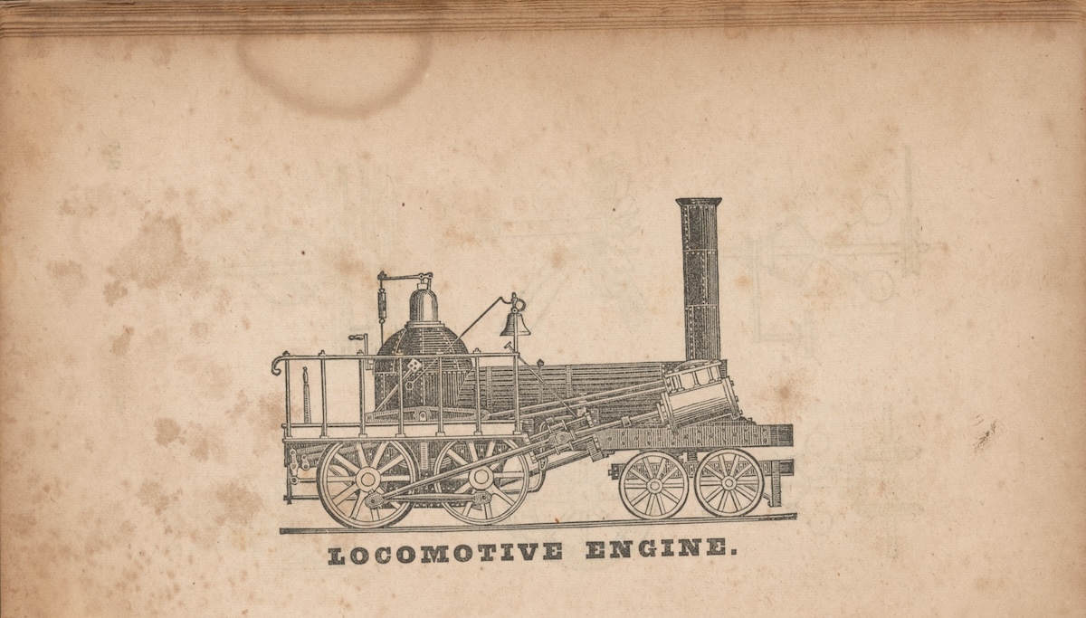 illustration of a steam train