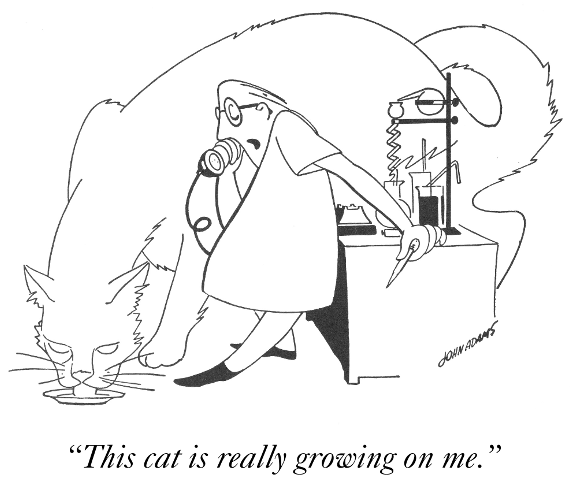 scientific cartoon