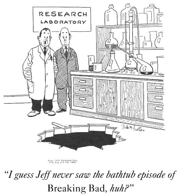 scientific cartoon