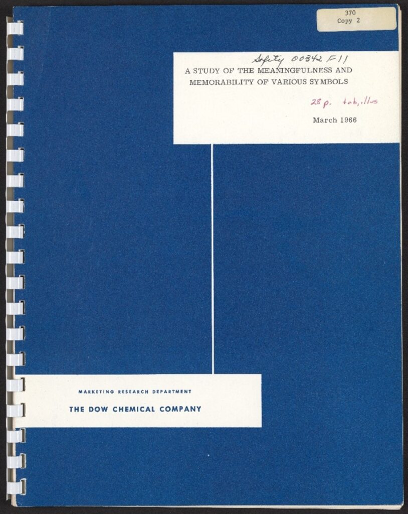 Biohazard symbol study 1966