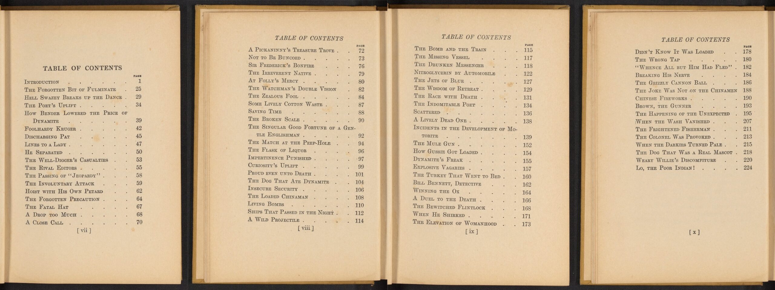 4 pages from an old book